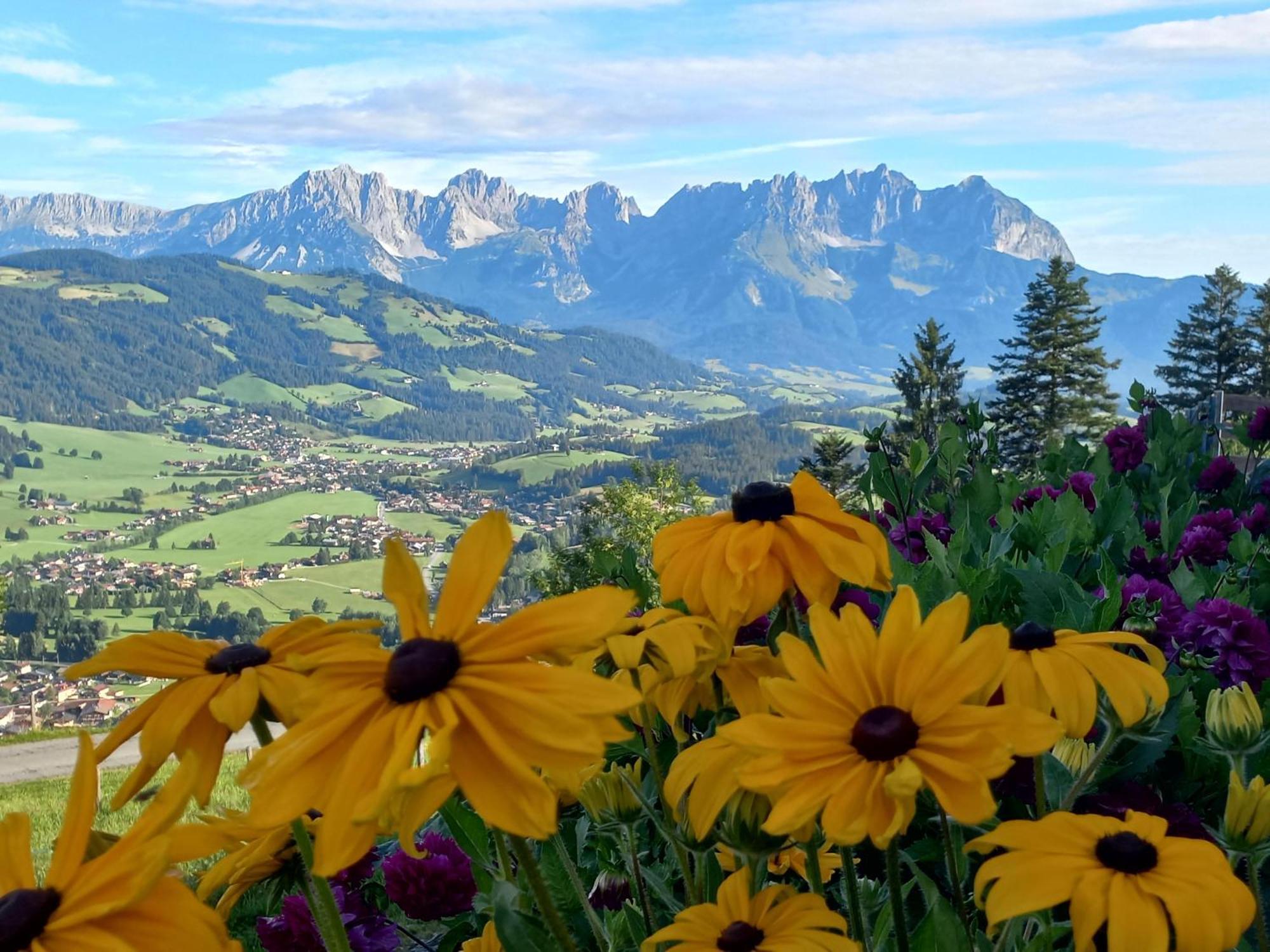 Villa Hahnenkammblick Kitzbühel Esterno foto